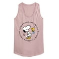 thumbnail image 1 of Peanuts - Good Things Are Coming Circle - Women's Racerback Tank Top, 1 of 6