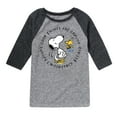 thumbnail image 1 of Peanuts - Good Things Are Coming Circle - Youth Raglan Tee, 1 of 6