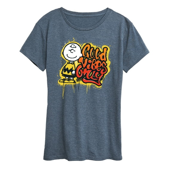 Peanuts - Good Vibes Only - Women's Short Sleeve Graphic T-Shirt