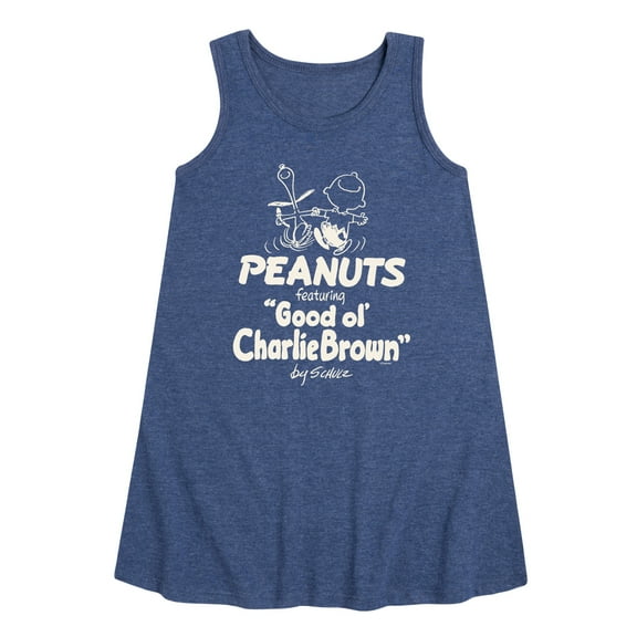 Peanuts - Good ol' Charlie Brown - Toddler & Youth Girls A-line Dress