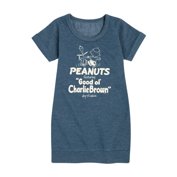 Peanuts - Good ol' Charlie Brown - Toddler & Youth Girls Fleece Dress