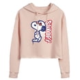 thumbnail image 1 of Peanuts - Graffiti Snoopy - Juniors Cropped Pullover Hoodie, 1 of 6