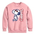 thumbnail image 1 of Peanuts - Graffiti Snoopy - Toddler And Youth Crewneck Fleece Sweatshirt, 1 of 5