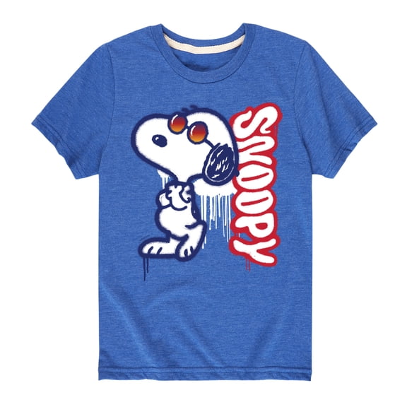Peanuts - Graffiti Snoopy - Toddler And Youth Short Sleeve Graphic T-Shirt