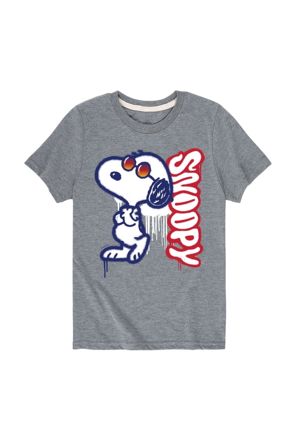 - Graffiti Snoopy - Toddler And Youth Short Sleeve Graphic T-Shirt