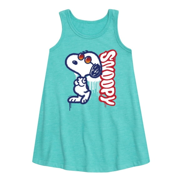 Peanuts - Graffiti Snoopy - Toddler and Youth Girls A-line Dress