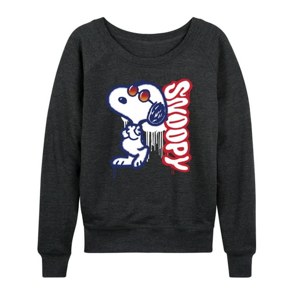 Peanuts - Graffiti Snoopy - Women's Lightweight French Terry Long Sleeve Shirt