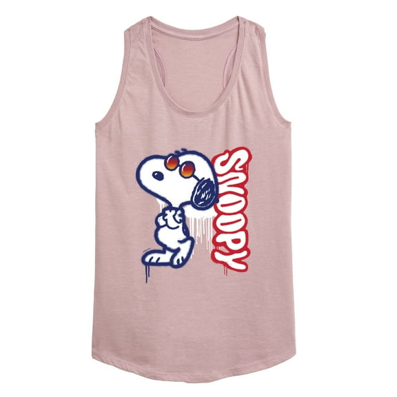 Peanuts - Graffiti Snoopy - Women's Racerback Tank Top