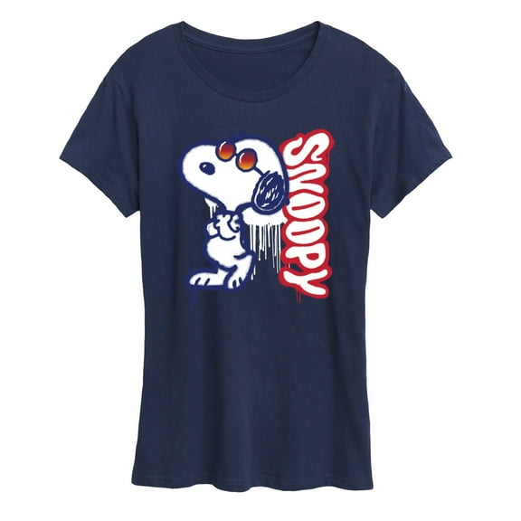 Peanuts - Graffiti Snoopy - Women's Short Sleeve Graphic T-Shirt