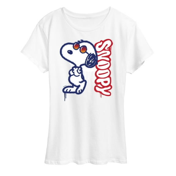 Peanuts - Graffiti Snoopy - Women's Short Sleeve Graphic T-Shirt