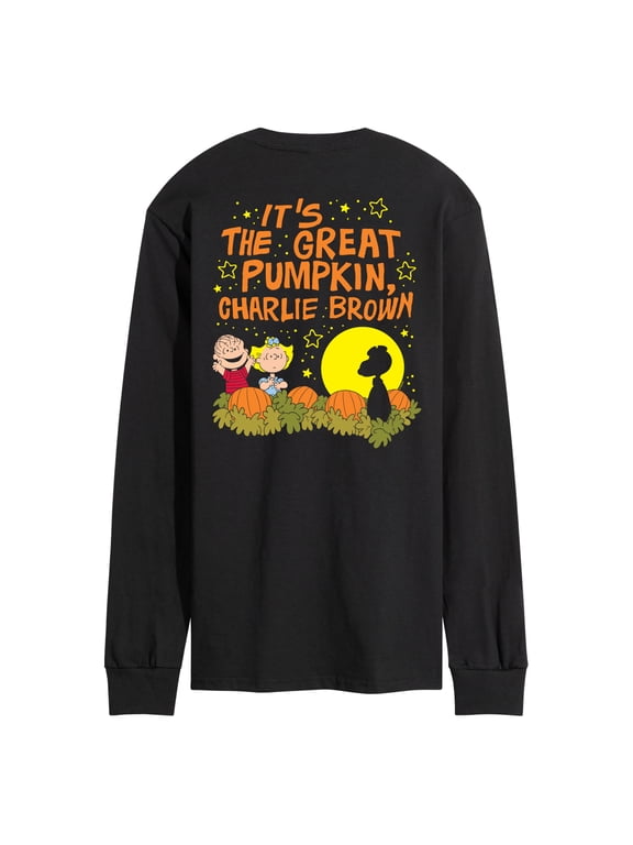 - Great Pumpkin 60th Patch Men's Long Sleeve Graphic T-Shirt