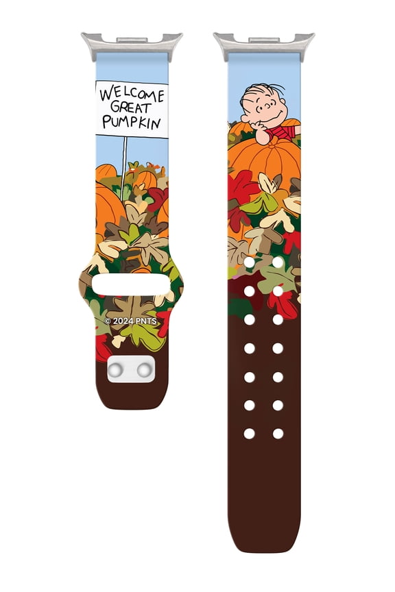 Peanuts Great Pumpkin Charlie Brown HD Unisex Watch Band for Samsung Galaxy Watch 8 (Thin Short Welcome) by Affinity Bands