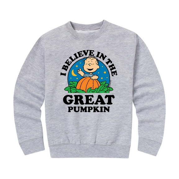 Peanuts - Great Pumpkin - Toddler And Youth Crewneck Fleece Sweatshirt