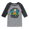thumbnail image 1 of Peanuts - Great Pumpkin - Toddler And Youth Raglan Graphic T-Shirt, 1 of 6