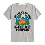 Peanuts - Great Pumpkin - Toddler And Youth Short Sleeve Graphic T-Shirt