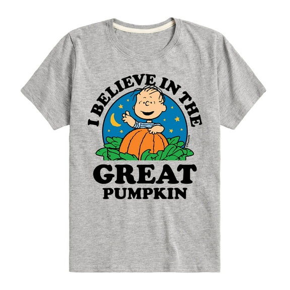 Peanuts - Great Pumpkin - Toddler And Youth Short Sleeve Graphic T-Shirt