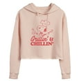 thumbnail image 1 of Peanuts - Grillin And Chillin - Juniors Cropped Pullover Hoodie, 1 of 6