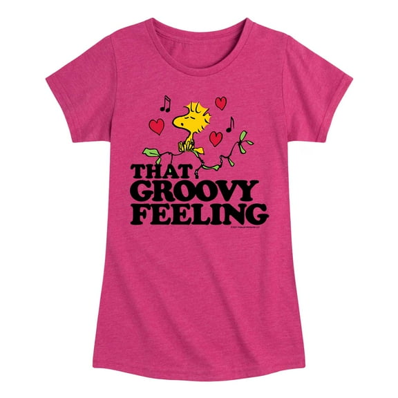 Peanuts - Groovy Feeling - Girls Short Sleeve Graphic T-Shirt