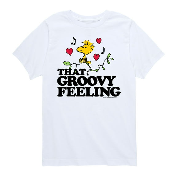Peanuts - Groovy Feeling - Toddler And Youth Short Sleeve Graphic T-Shirt
