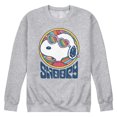 thumbnail image 1 of Peanuts - Groovy Snoopy - Men's Crew Neck Fleece Pullover, 1 of 6