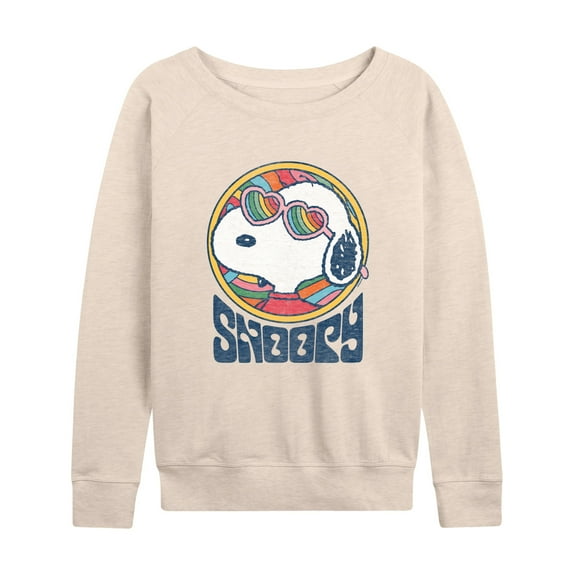 Peanuts - Groovy Snoopy - Women's Lightweight French Terry Long Sleeve Shirt