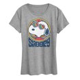 thumbnail image 1 of Peanuts - Groovy Snoopy - Women's Short Sleeve Graphic T-Shirt, 1 of 6