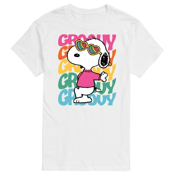 Peanuts - Groovy Stacked - Men's Short Sleeve Graphic T-Shirt