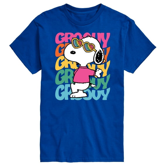 Peanuts - Groovy Stacked - Men's Short Sleeve Graphic T-Shirt
