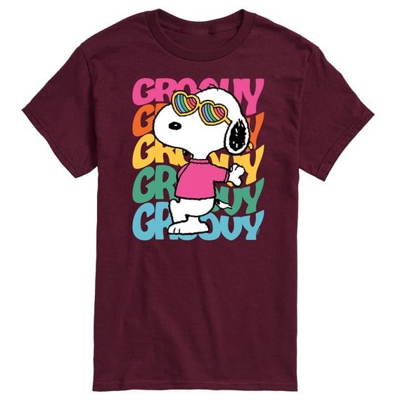 Peanuts - Groovy Stacked - Men's Short Sleeve Graphic T-Shirt