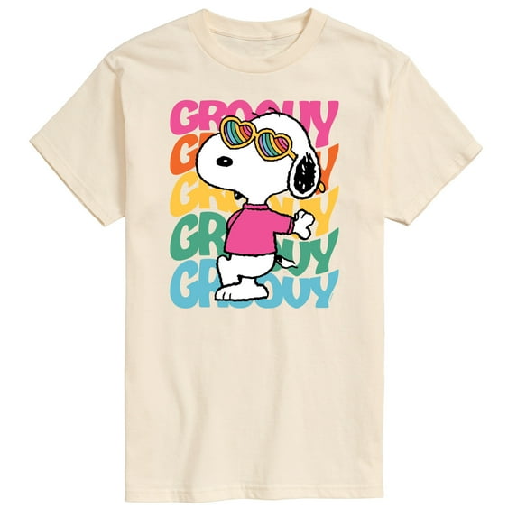 Peanuts - Groovy Stacked - Men's Short Sleeve Graphic T-Shirt