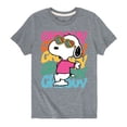 thumbnail image 1 of Peanuts - Groovy Stacked - Toddler And Youth Short Sleeve Graphic T-Shirt, 1 of 6