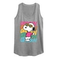 thumbnail image 1 of Peanuts - Groovy Stacked - Women's Racerback Tank Top, 1 of 5