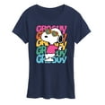 thumbnail image 1 of Peanuts - Groovy Stacked - Women's Short Sleeve Graphic T-Shirt, 1 of 6