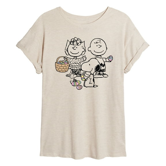 Peanuts - Group Easter - Women's Oversized T-Shirt