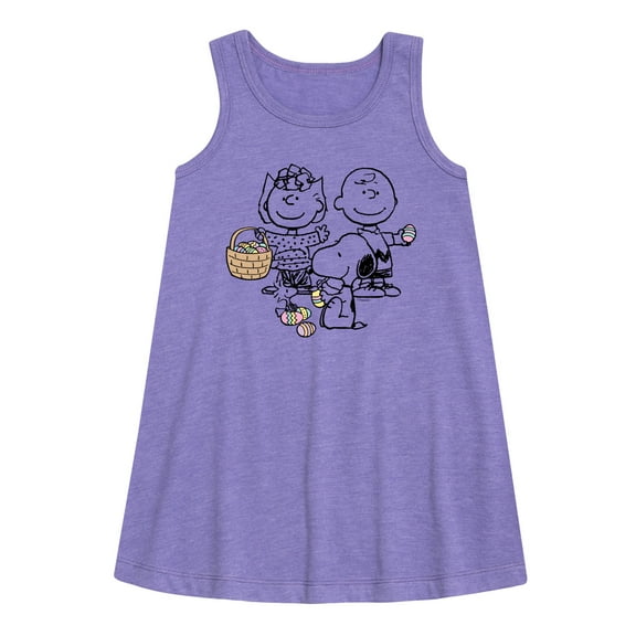 Peanuts - Group Easter - Toddler & Youth Girls A-line Dress