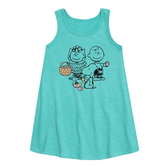 Peanuts - Group Easter - Toddler & Youth Girls A-line Dress