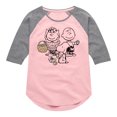 thumbnail image 1 of Peanuts - Group Easter - Toddler & Youth Girls Raglan Graphic T-Shirt, 1 of 6