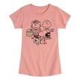 thumbnail image 1 of Peanuts - Group Easter - Toddler & Youth Girls Short Sleeve Graphic T-Shirt, 1 of 6