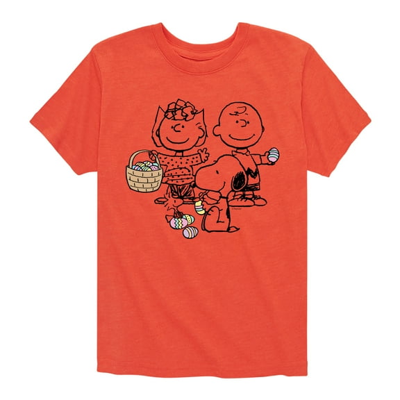 Peanuts - Group Easter  - Toddler & Youth Short Sleeve Graphic T-Shirt