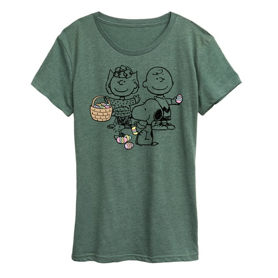 Peanuts - Group Easter - Women's Short Sleeve Graphic T-Shirt