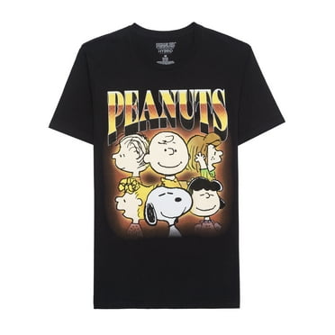 Peanuts Group Vintage 90's Style Mens & Big Mens Short Sleeve Graphic T-Shirt, Sizes S-3XL