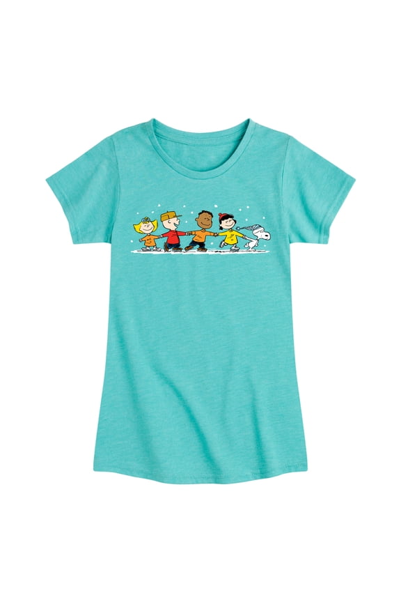 - Group Skate - Toddler & Youth Girls Short Sleeve Graphic T-Shirt