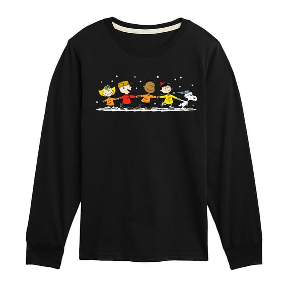 Peanuts - Group Skate - Toddler & Youth Long Sleeve Graphic T-Shirt