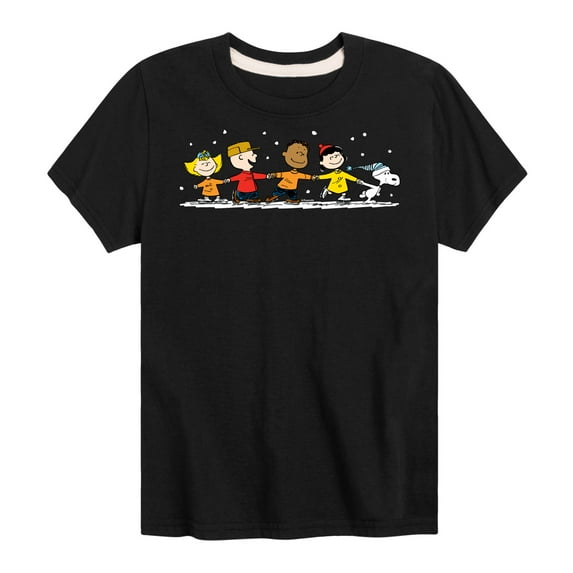 Peanuts - Group Skate - Toddler & Youth Short Sleeve Graphic T-Shirt