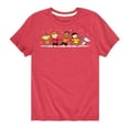 thumbnail image 1 of Peanuts - Group Skate - Toddler & Youth Short Sleeve Graphic T-Shirt, 1 of 6