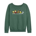 thumbnail image 1 of Peanuts - Group Skate - Women's Lightweight French Terry Long Sleeve Shirt, 1 of 6