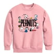 thumbnail image 1 of Peanuts - Group  - Toddler & Youth Crewneck Fleece Sweatshirt, 1 of 4