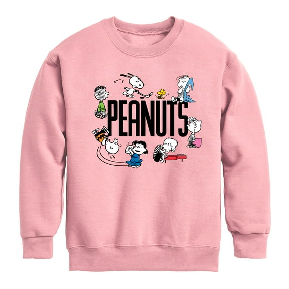 Peanuts - Group  - Toddler & Youth Crewneck Fleece Sweatshirt