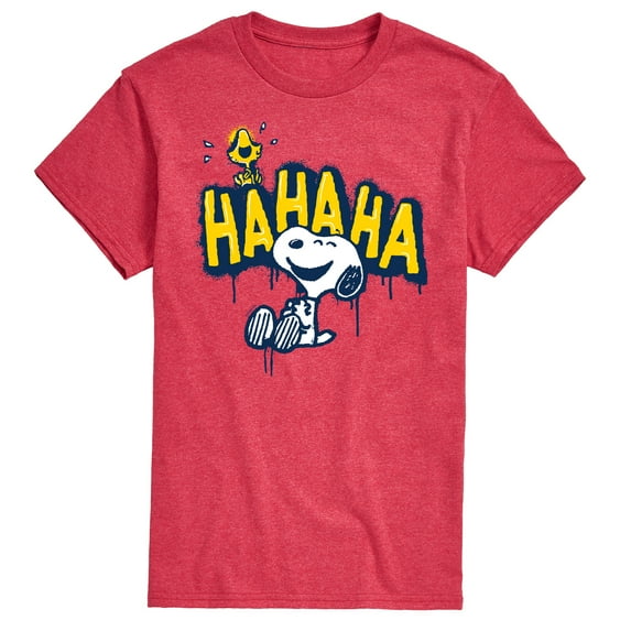 Peanuts - Ha Ha Graffiti - Men's Short Sleeve Graphic T-Shirt