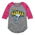 thumbnail image 1 of Peanuts - Ha Ha Graffiti - Toddler And Youth Girls Raglan Graphic T-Shirt, 1 of 5